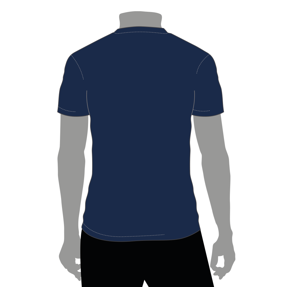 Rückansicht T-Shirt navy